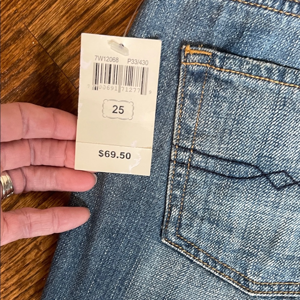Women’s Light Blue Denim Cutoff Shorts - Picture 3 of 11